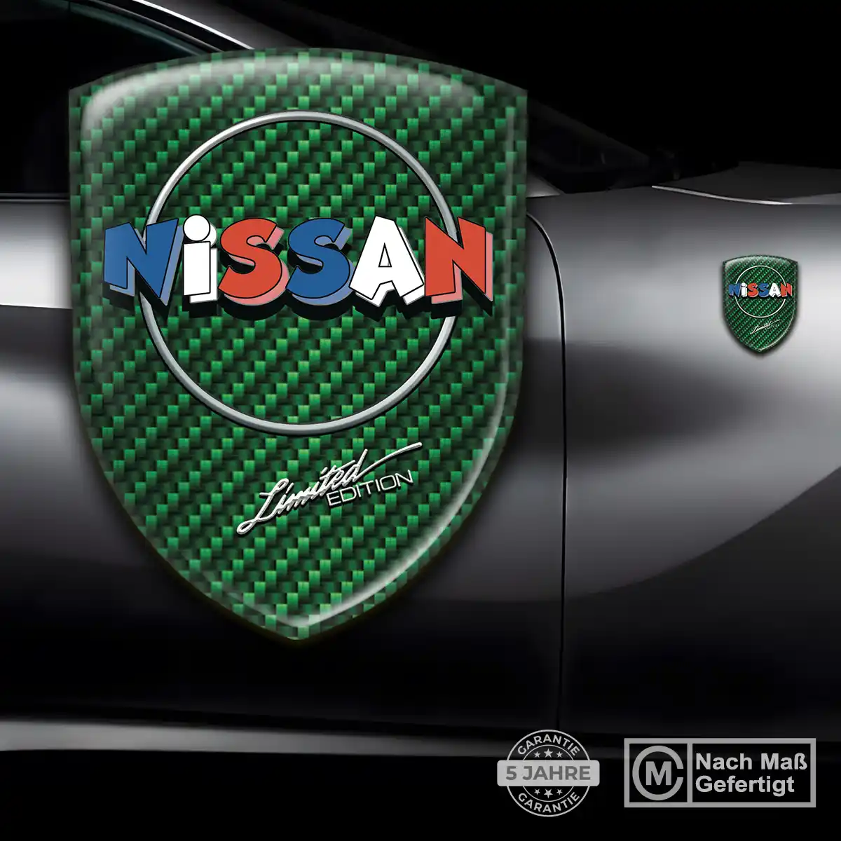Nissan 3D Gel Aufkleber Silikon Auto Stilvolles Design