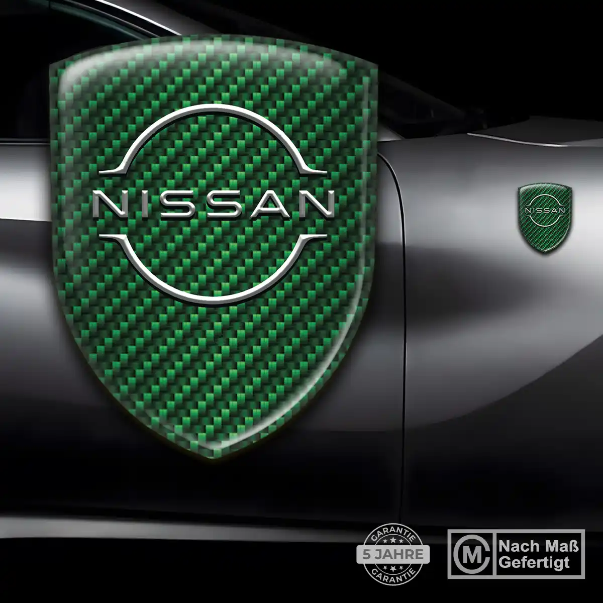 Nissan 3D Gel Aufkleber Silikon Edles Design