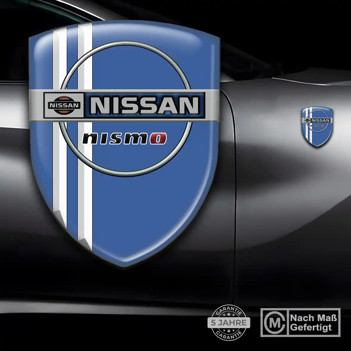 Nissan 3D Gel Aufkleber Silikon Erstklassige Qualität