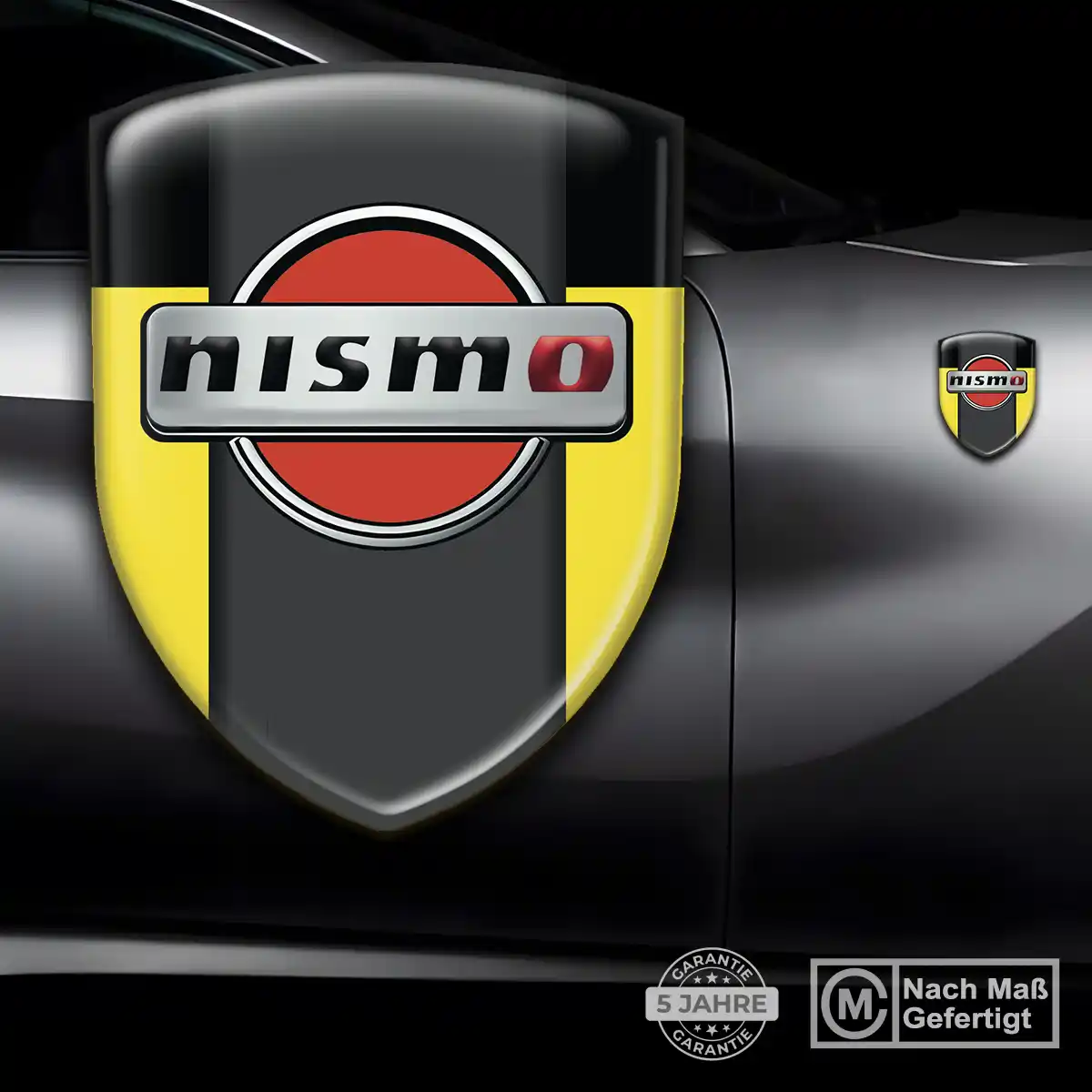 Nissan 3D Gel Aufkleber Silikon Exterieurdesign