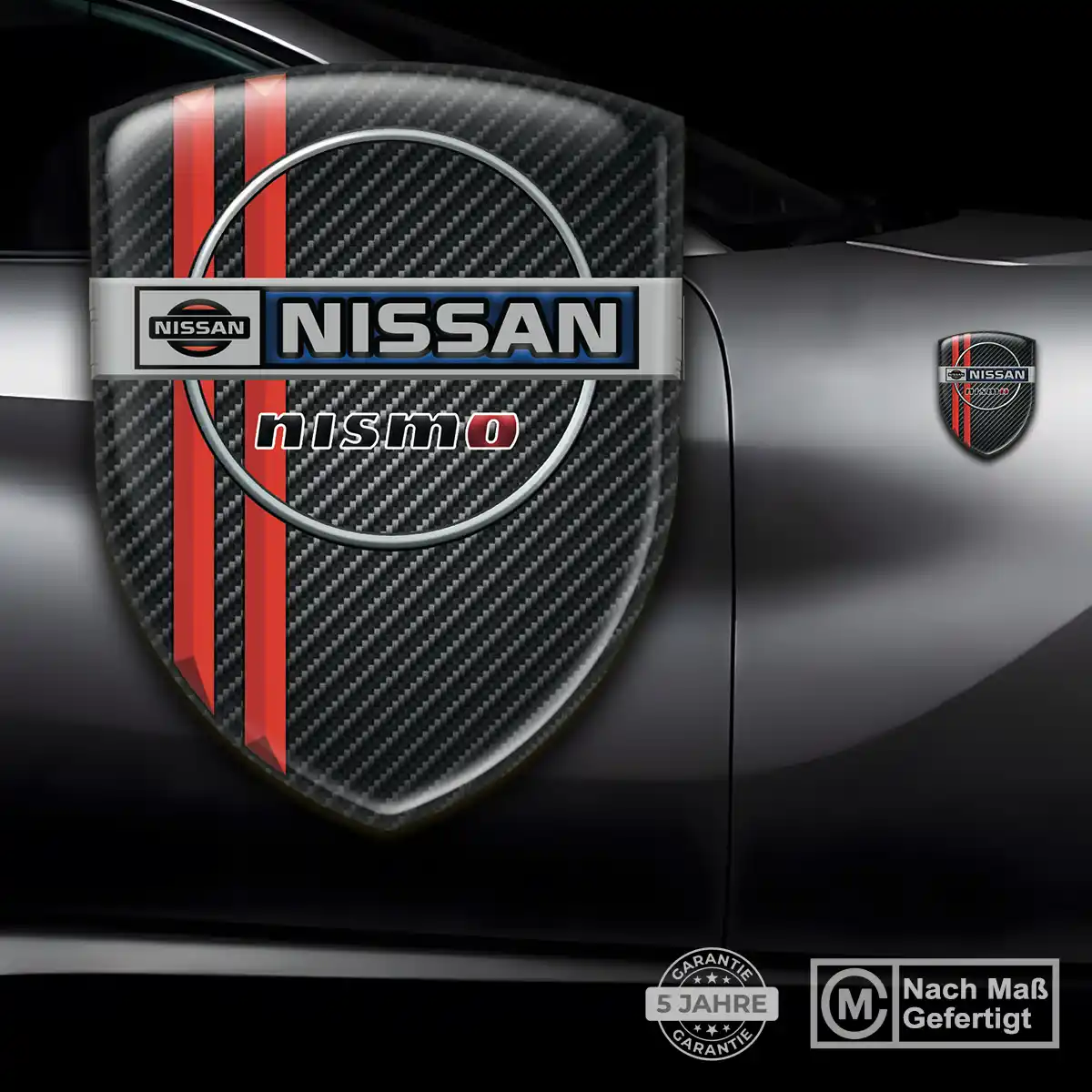 Nissan 3D Gel Aufkleber Silikon Höchste Qualität