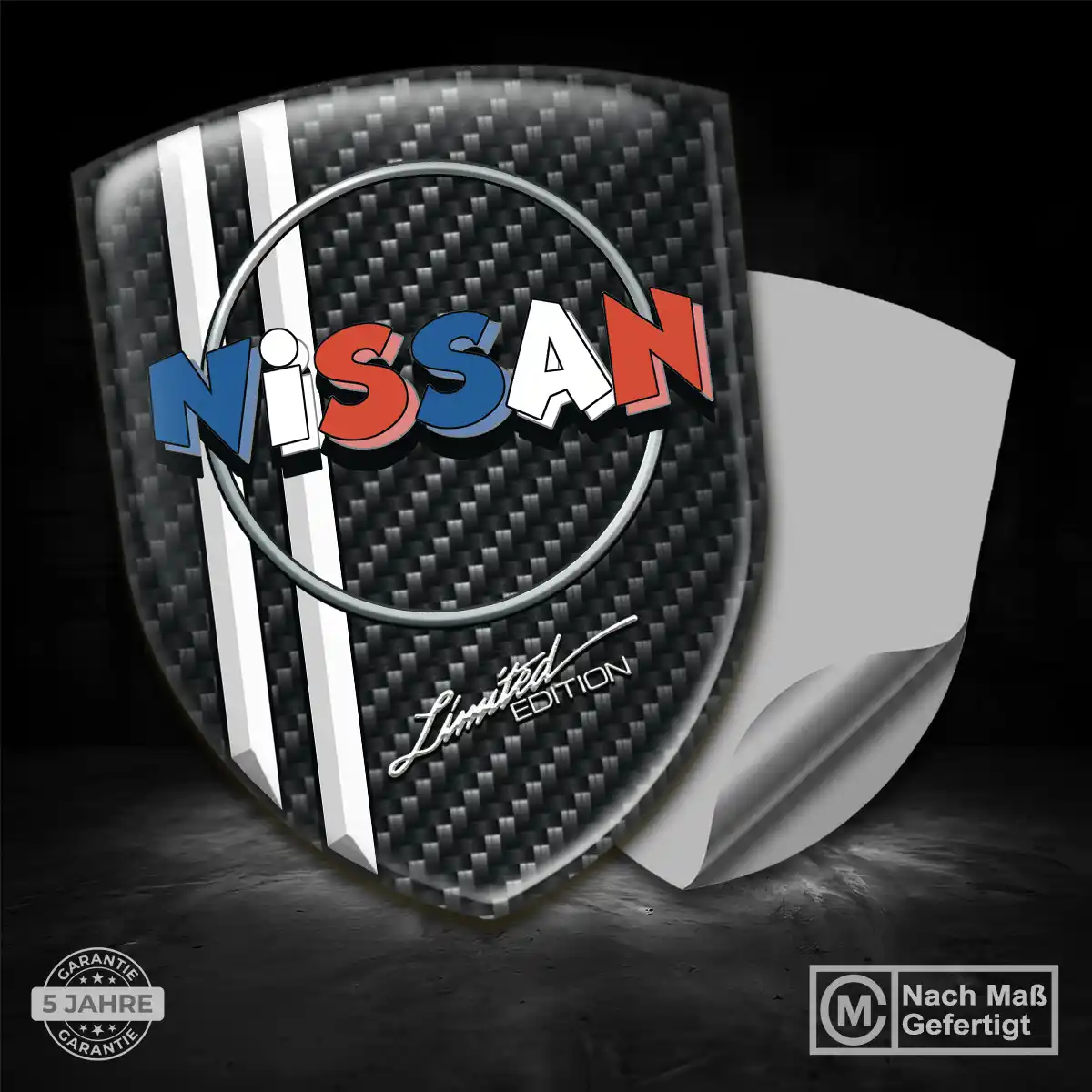 Nissan 3D Gel Aufkleber Silikon Hochwertiges Harz