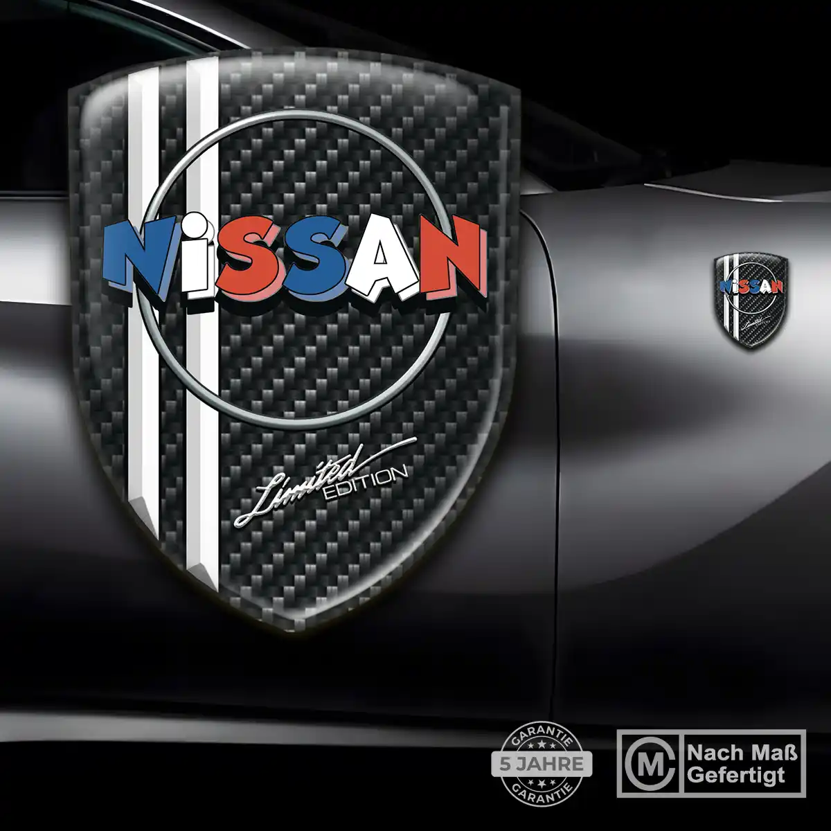 Nissan 3D Gel Aufkleber Silikon Hochwertiges Harz