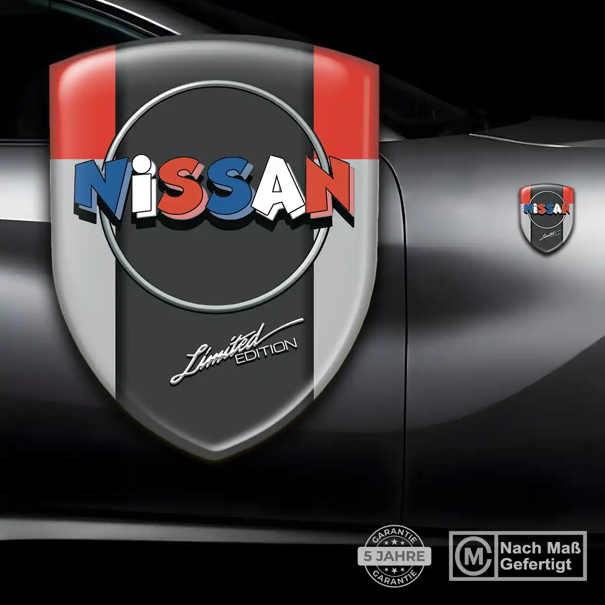 Nissan 3D Gel Aufkleber Silikon Limitierte Auflage