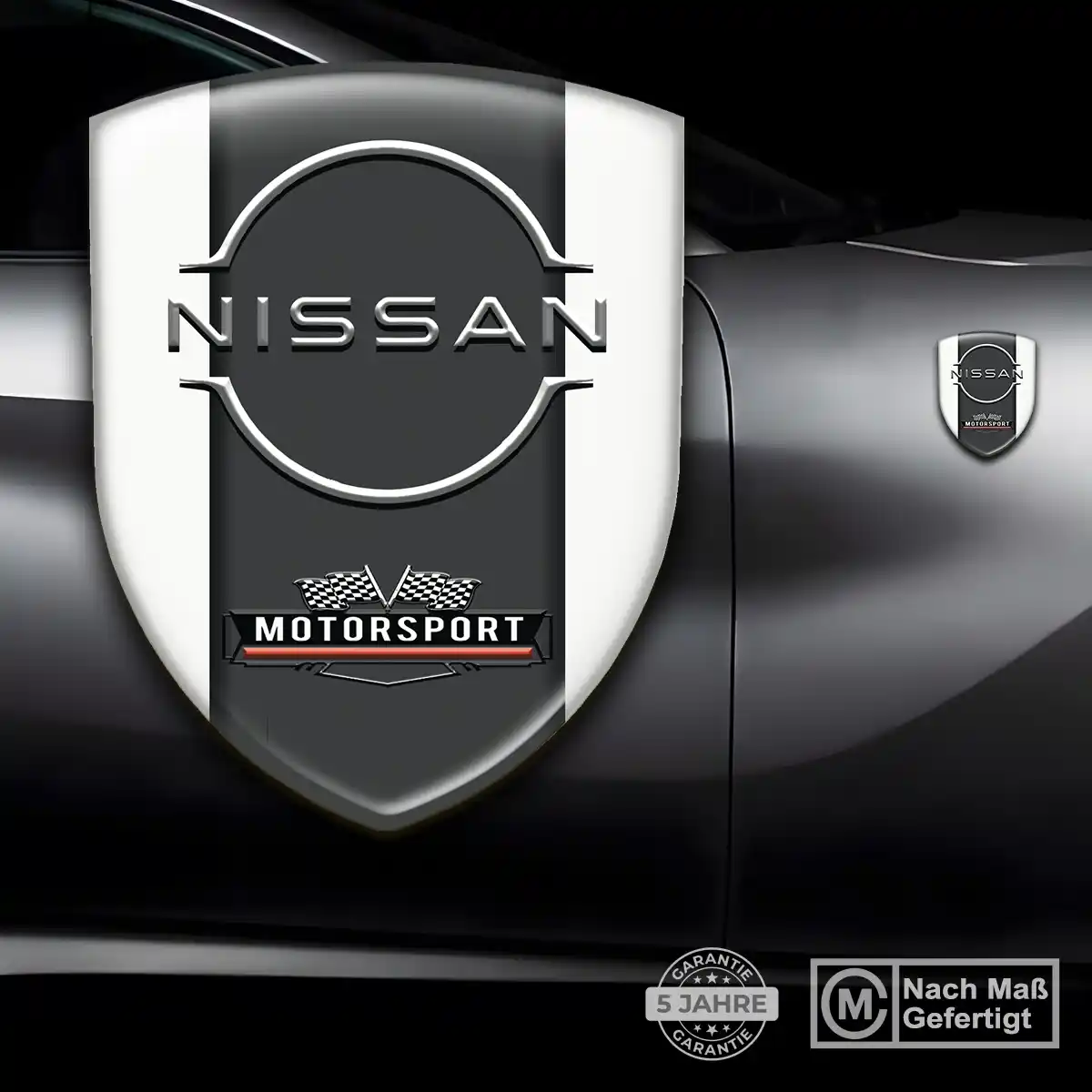 Nissan 3D Gel Aufkleber Silikon Markenedition