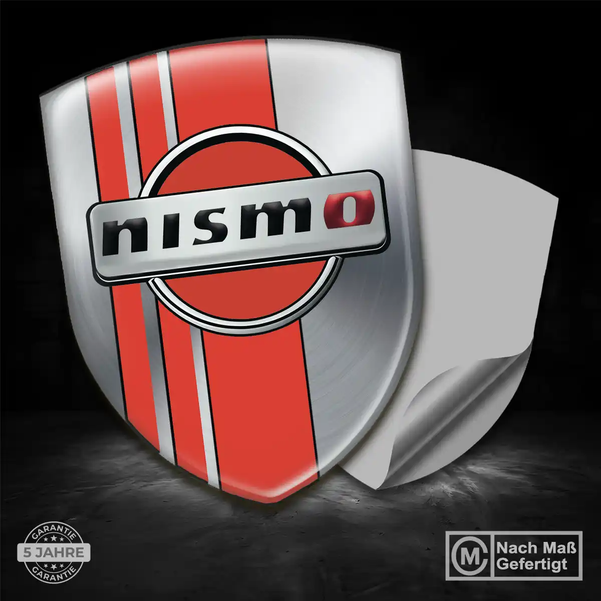 Nissan 3D Gel Aufkleber Silikon Modernes Design