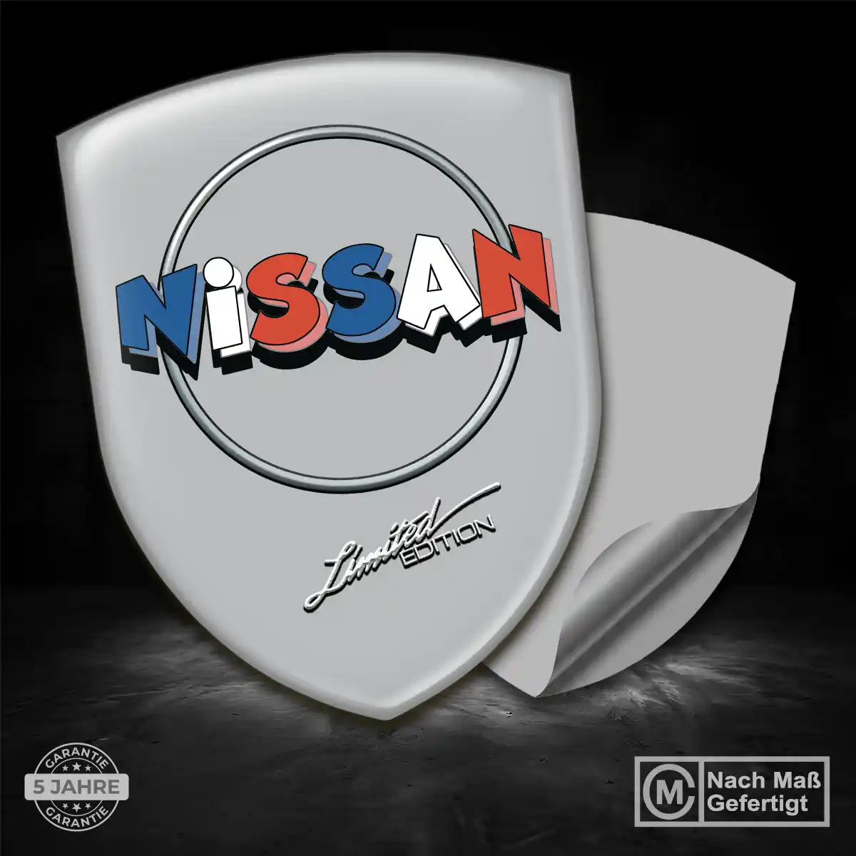 Nissan 3D Gel Aufkleber Silikon Premium-Edition