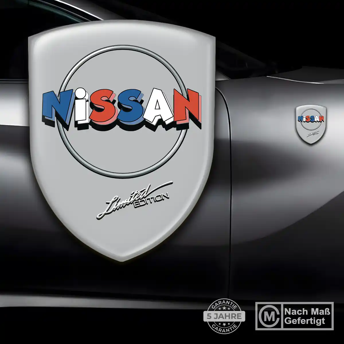 Nissan 3D Gel Aufkleber Silikon Premium-Edition
