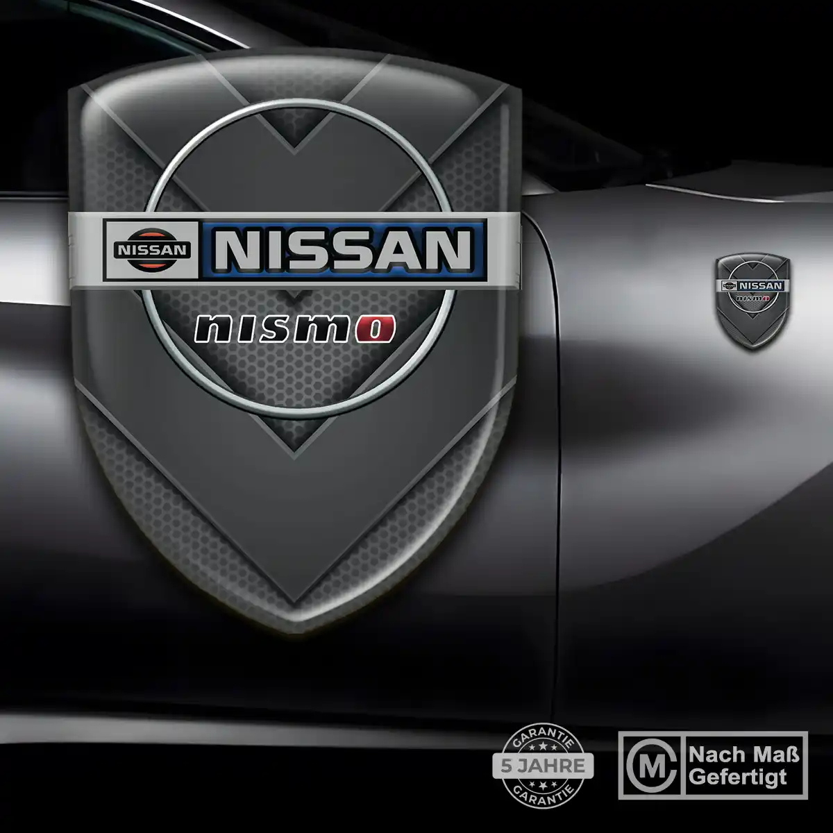 Nissan 3D Gel Aufkleber Silikon Stilvolles Design