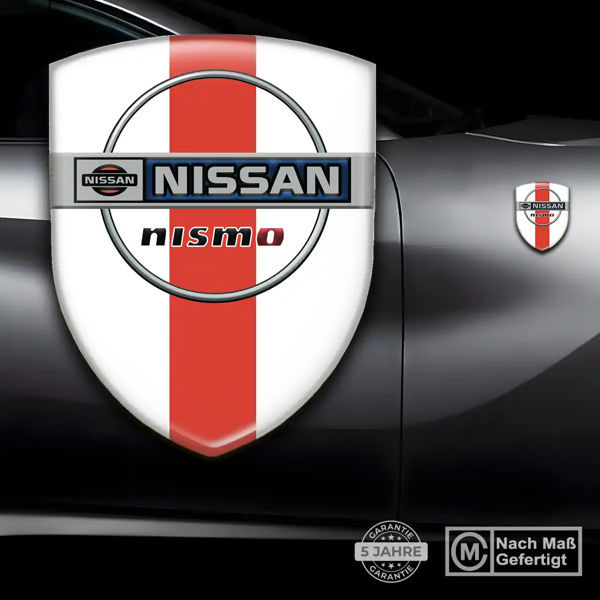 Nissan 3D Gel Aufkleber Silikon Tuningfahrzeug