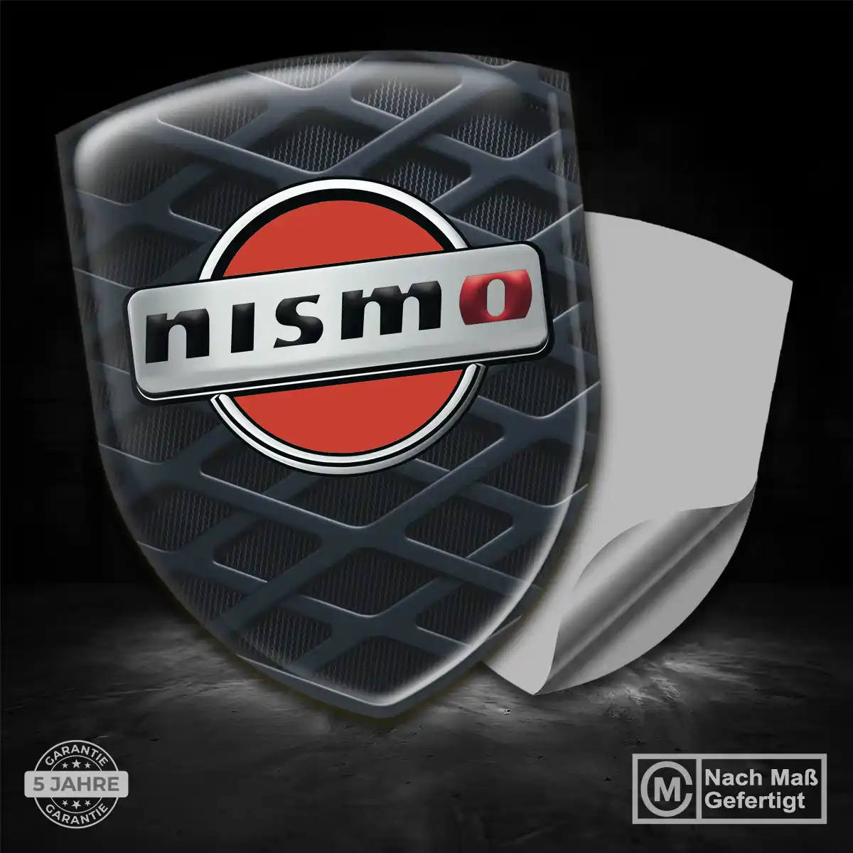Nissan 3D Gel Aufkleber Stilvolles Design