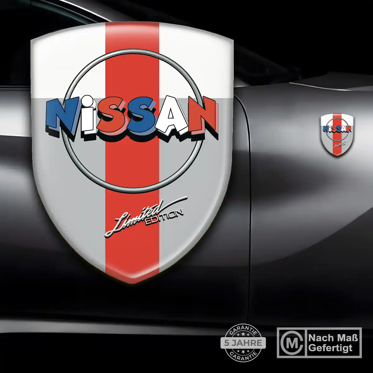 Nissan 3D Gel Aufkleber Wappen Auto Exterieurdesign