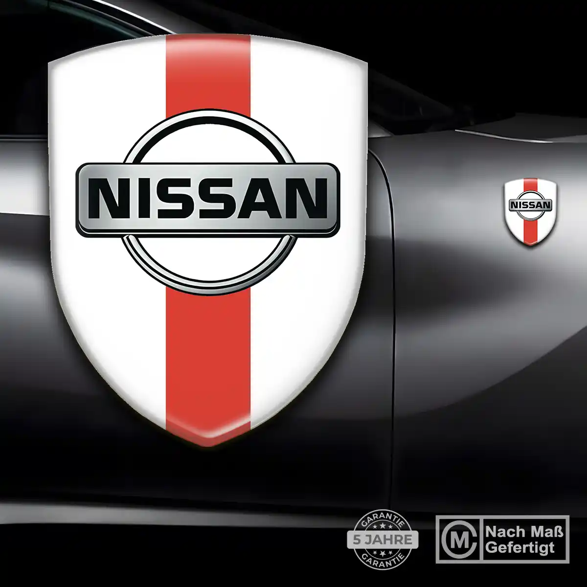 Nissan 3D Gel Aufkleber Wappen Auto Luxus-Edition