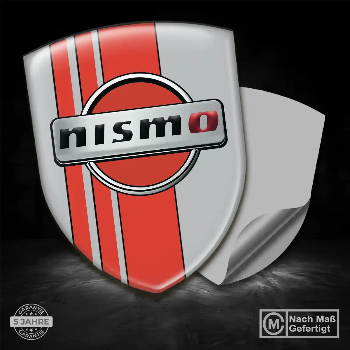 Nissan Aufkleber 3D Gel Emblem Auto Edles Design