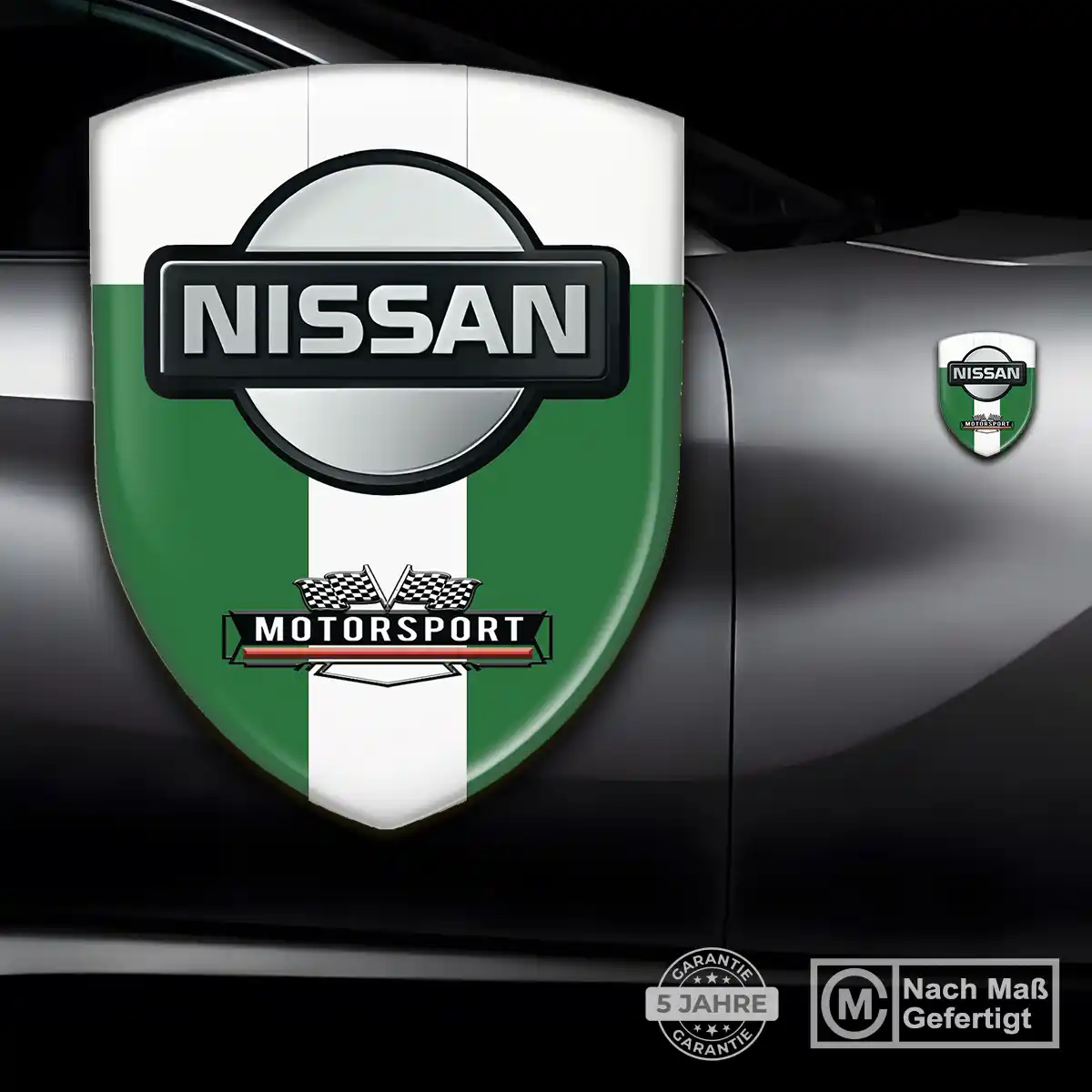 Nissan Aufkleber 3D Gel Emblem Auto Elegantes Design