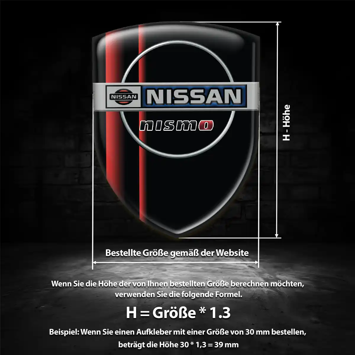 Nissan Aufkleber 3D Gel Emblem Auto Hohe Qualität