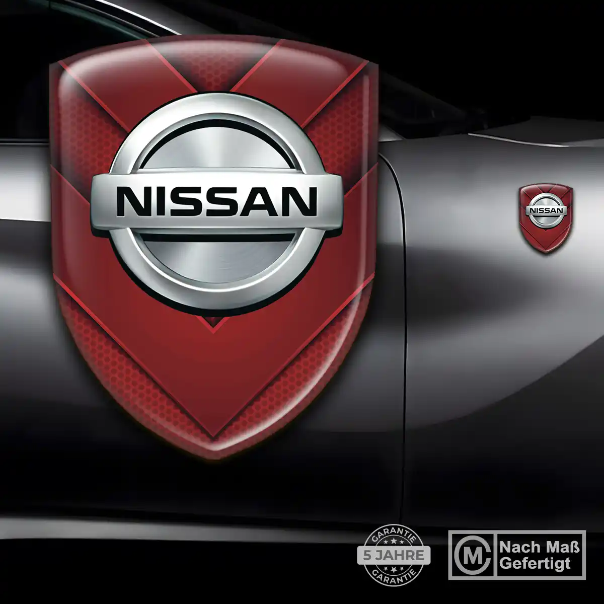 Nissan Aufkleber 3D Gel Emblem Auto Interieurdesign