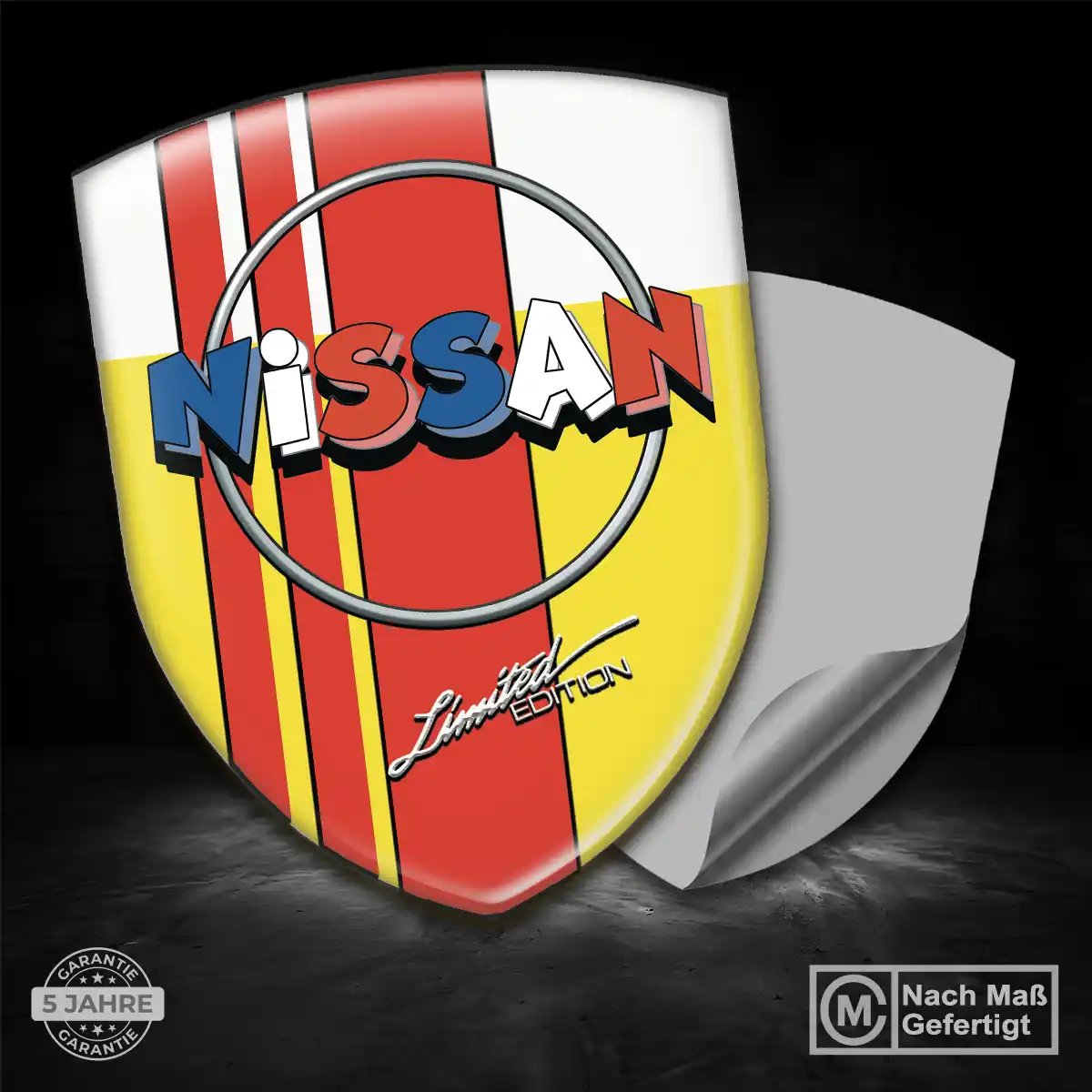 Nissan Aufkleber 3D Gel Emblem Auto Premium-Edition
