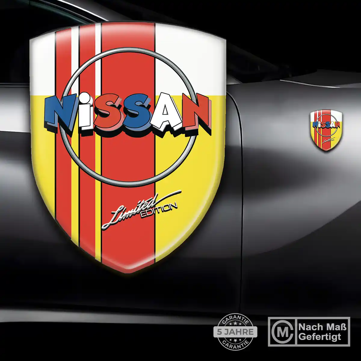 Nissan Aufkleber 3D Gel Emblem Auto Premium-Edition