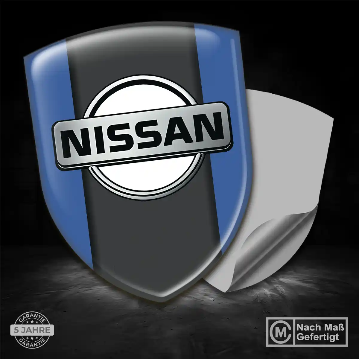 Nissan Aufkleber 3D Gel Emblem Edles Design