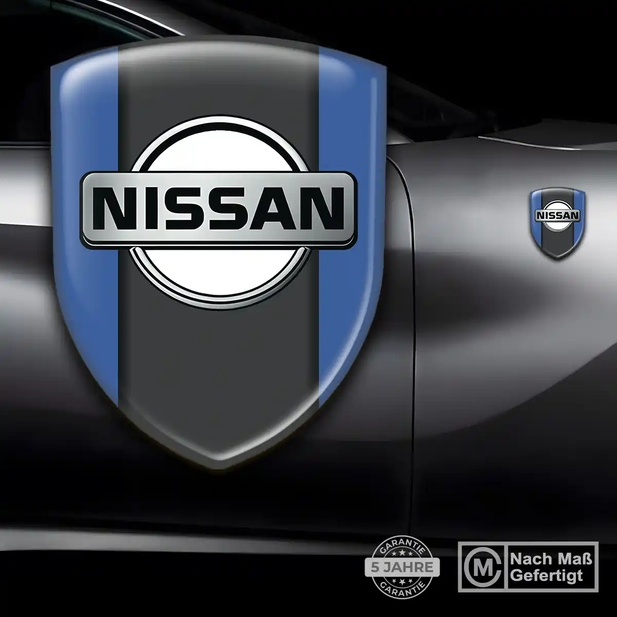Nissan Aufkleber 3D Gel Emblem Edles Design