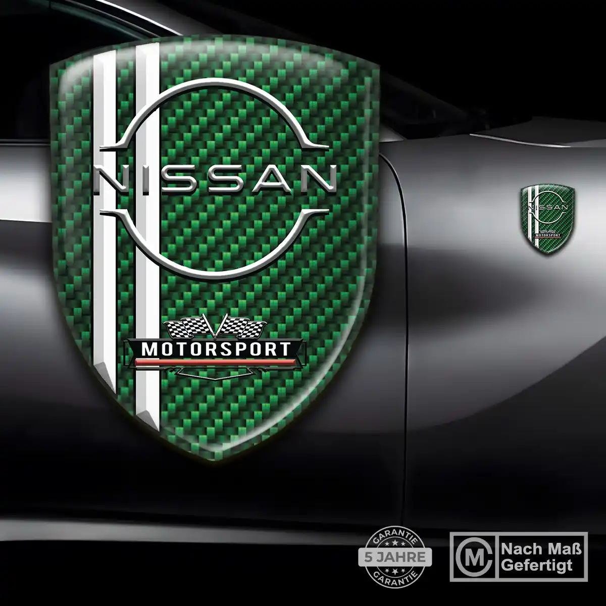 Nissan Aufkleber 3D Gel Emblem Elegantes Design