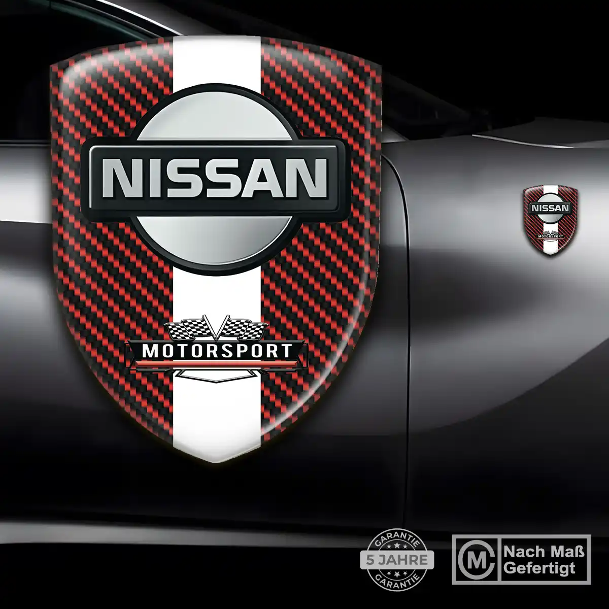 Nissan Aufkleber 3D Gel Emblem Hochwertiges Harz