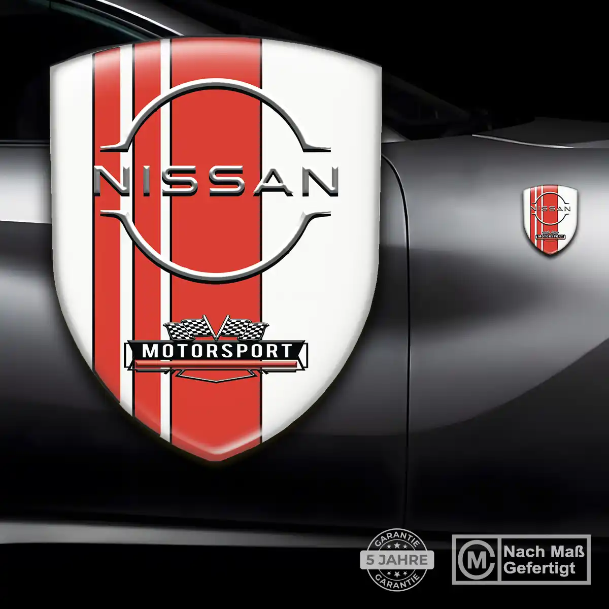Nissan Aufkleber 3D Gel Emblem Markenedition