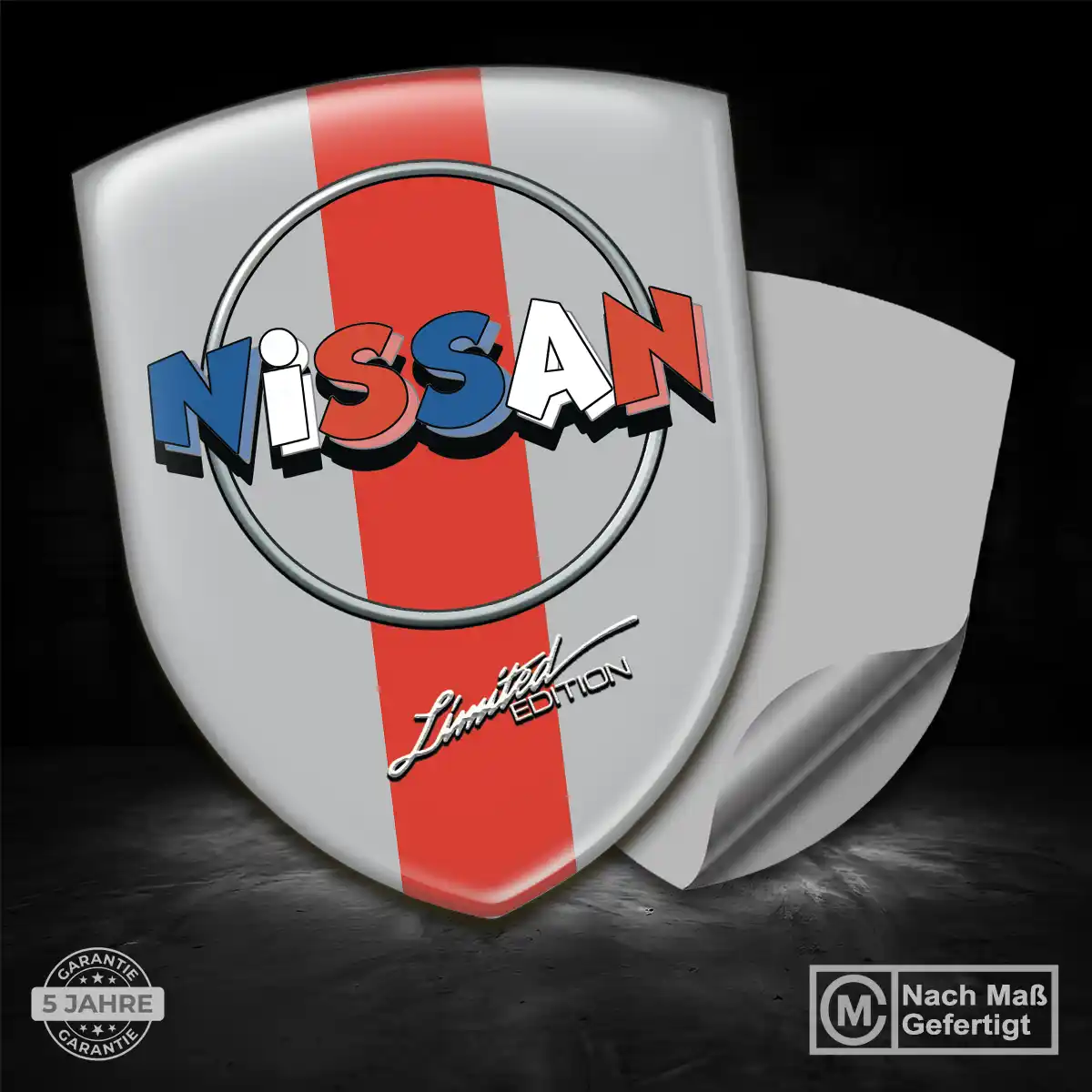 Nissan Aufkleber 3D Gel Embleme Auto Elegantes Design