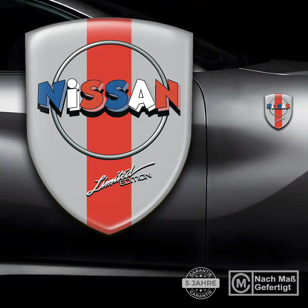 Nissan Aufkleber 3D Gel Embleme Auto Elegantes Design