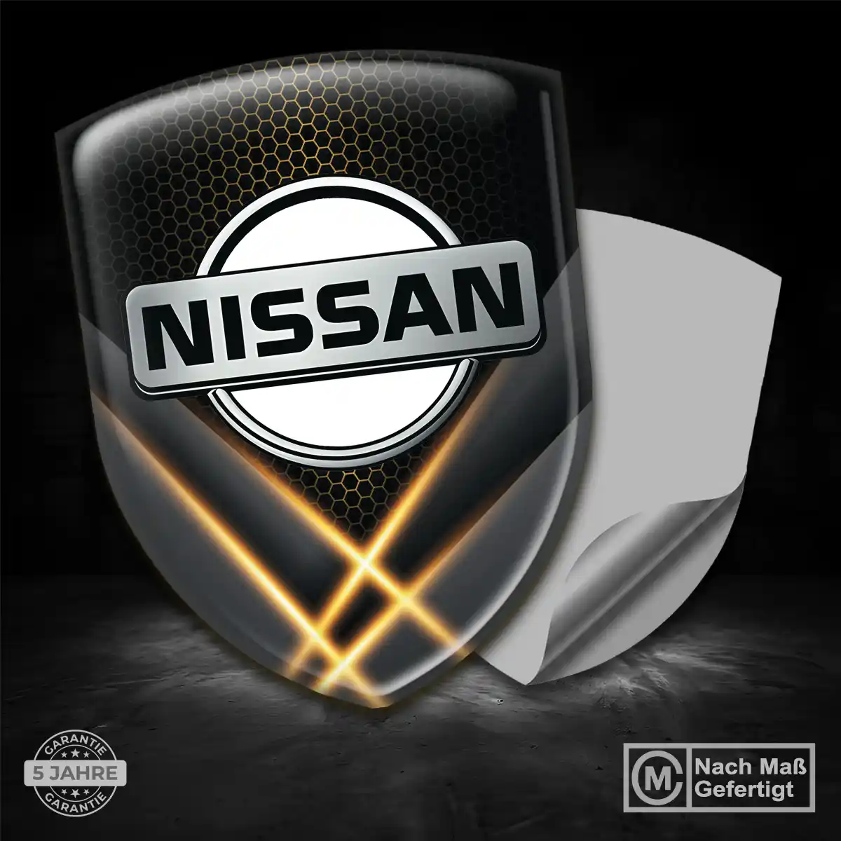 Nissan Aufkleber 3D Gel Embleme Auto Hochwertiges Harz