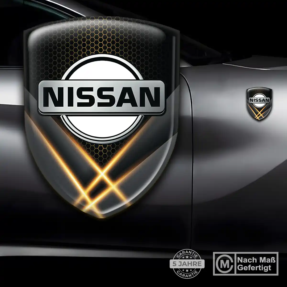 Nissan Aufkleber 3D Gel Embleme Auto Hochwertiges Harz