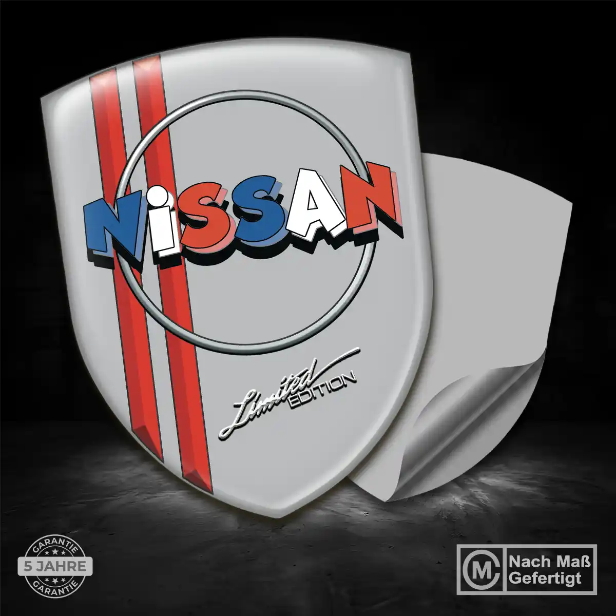 Nissan Aufkleber 3D Gel Embleme Auto Interieurdesign