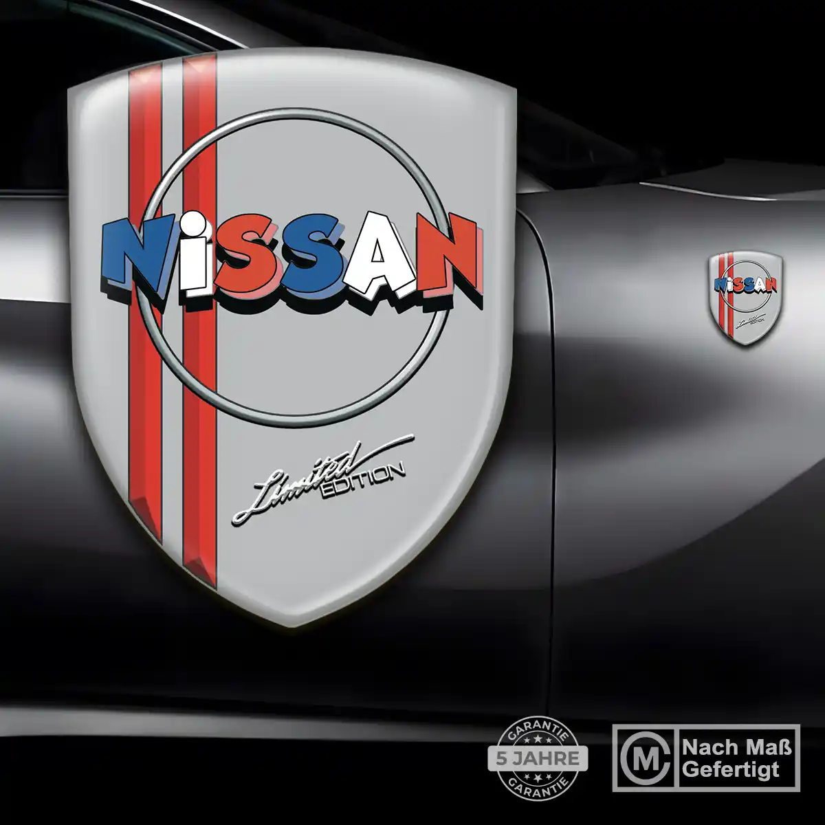 Nissan Aufkleber 3D Gel Embleme Auto Interieurdesign