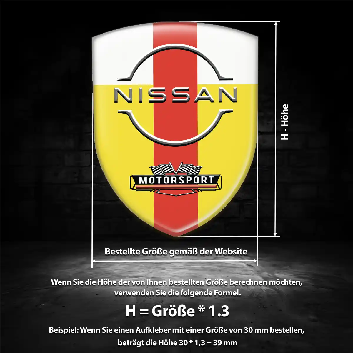 Nissan Aufkleber 3D Gel Embleme Auto Limitierte Auflage