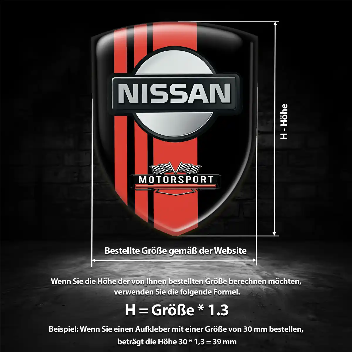 Nissan Aufkleber 3D Gel Embleme Auto Luxus-Edition