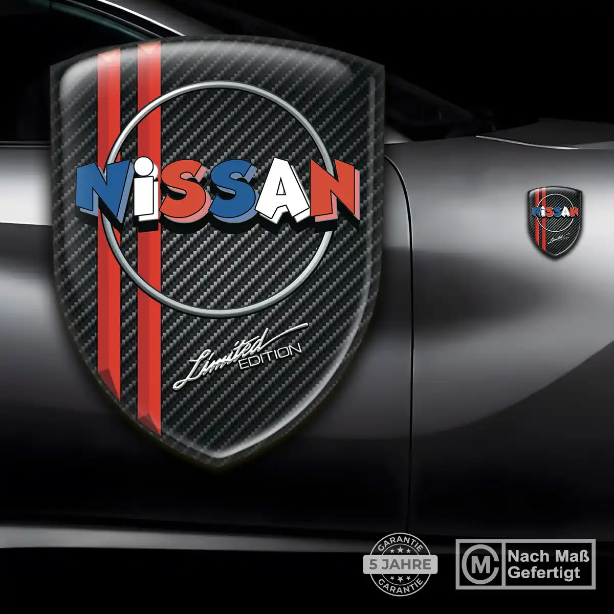 Nissan Aufkleber 3D Gel Embleme Auto Stilvolles Design