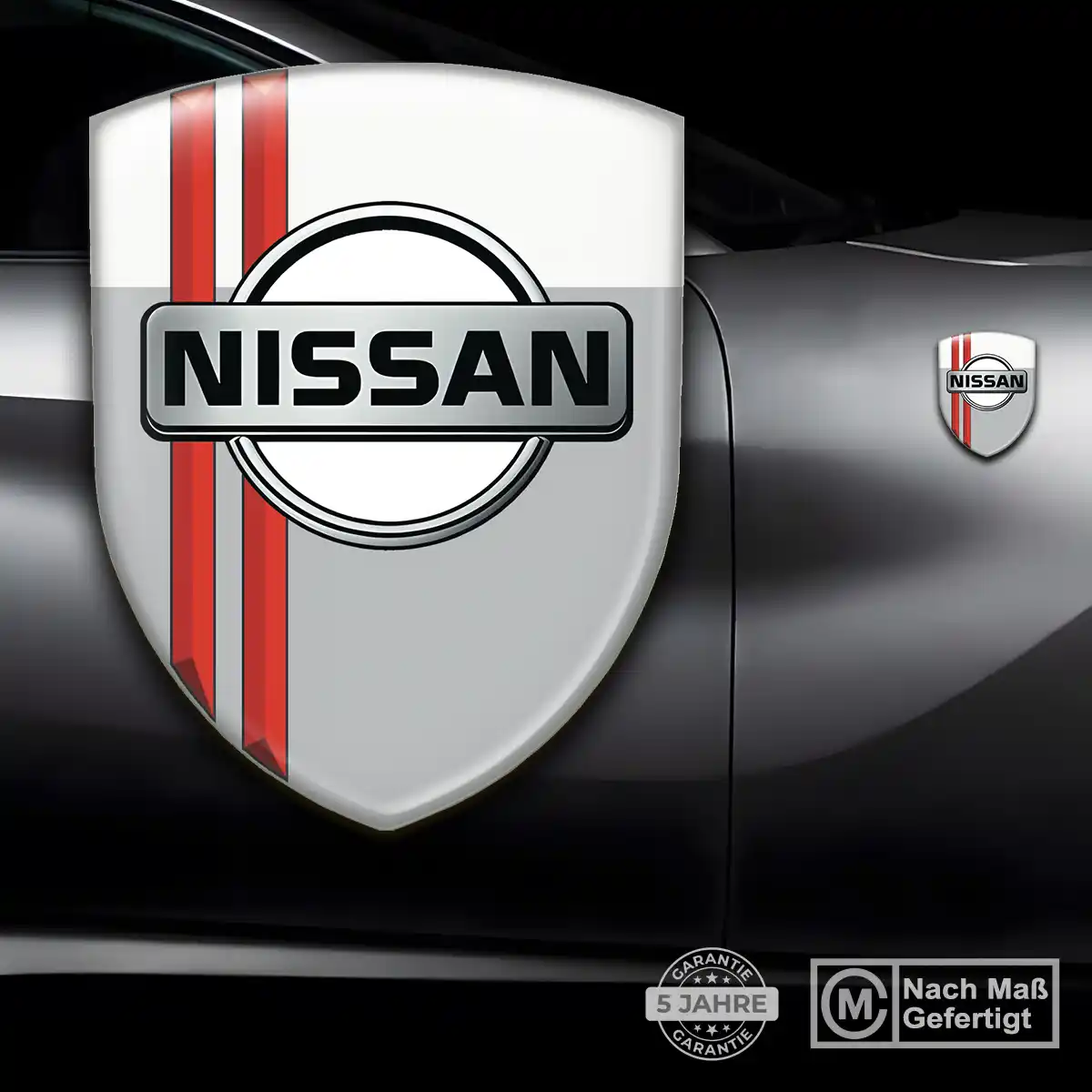 Nissan Aufkleber 3D Gel Embleme Auto Tuningfahrzeug