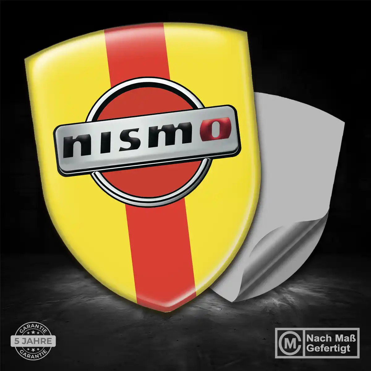 Nissan Aufkleber 3D Gel Embleme Elegantes Design