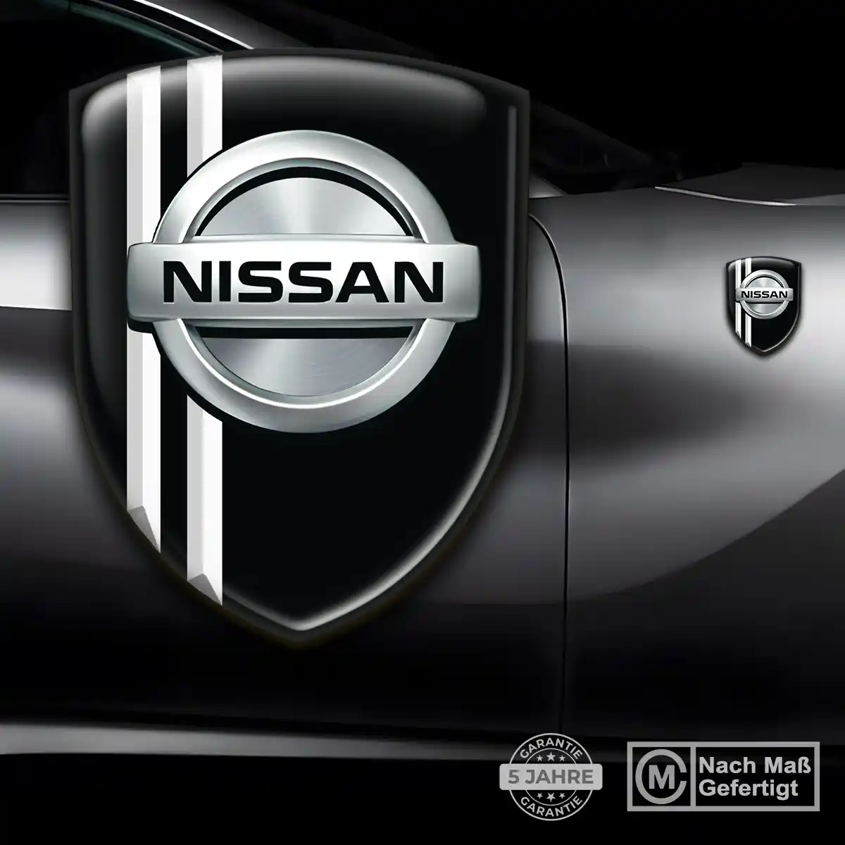 Nissan Aufkleber 3D Gel Embleme Luxus-Edition
