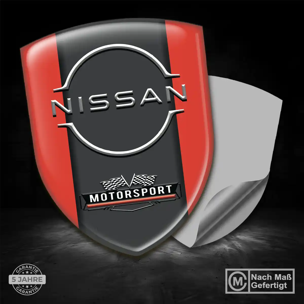 Nissan Aufkleber 3D Gel Embleme Premiumqualität