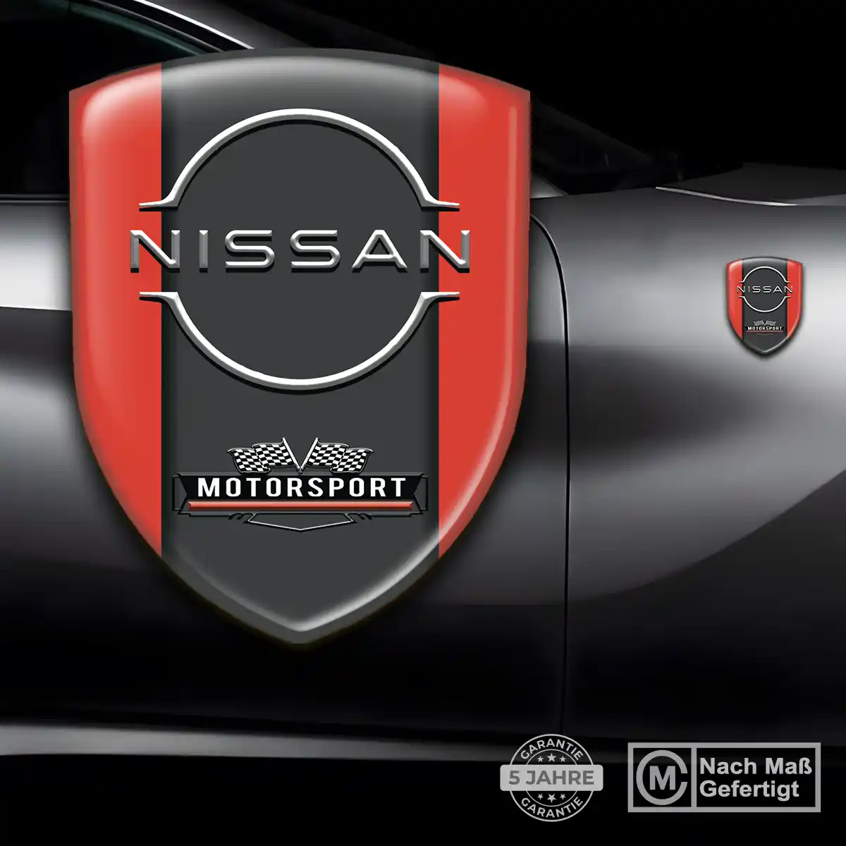Nissan Aufkleber 3D Gel Embleme Premiumqualität