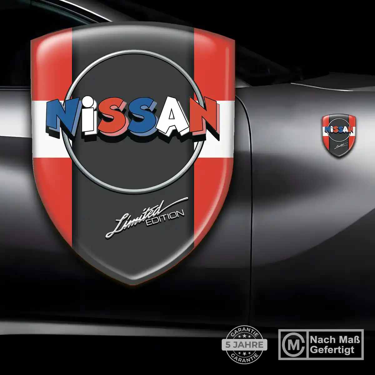 Nissan Aufkleber 3D Gel Embleme Stilvolles Design