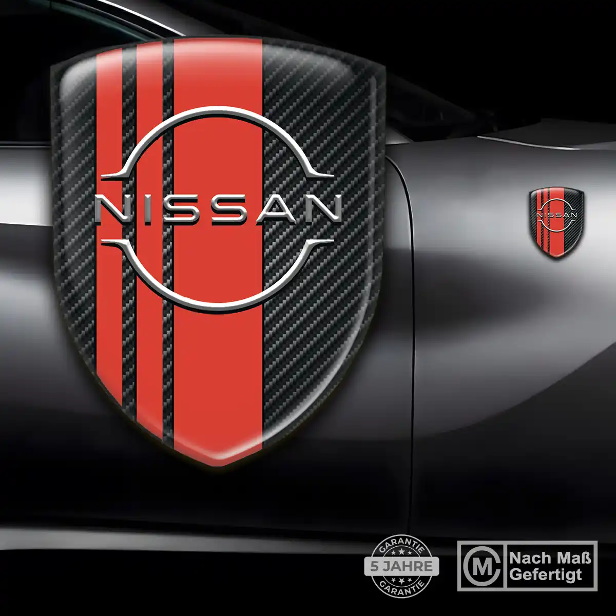 Nissan Aufkleber 3D Gel Silikon Auto Exterieurdesign