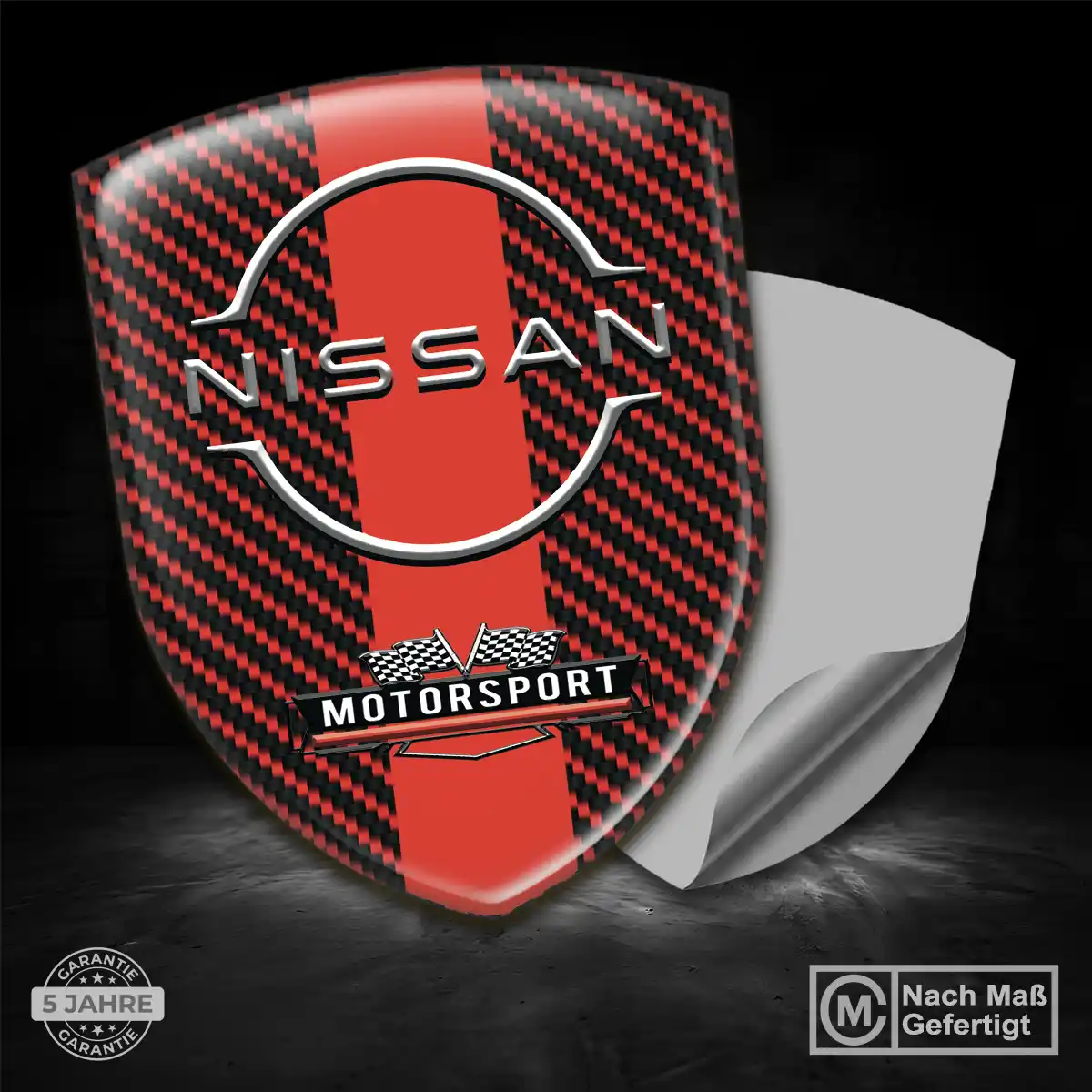 Nissan Aufkleber 3D Gel Silikon Auto Markenedition