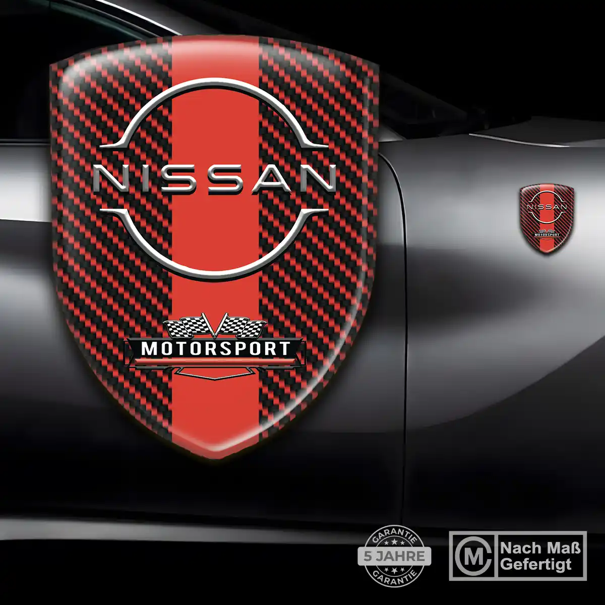 Nissan Aufkleber 3D Gel Silikon Auto Markenedition