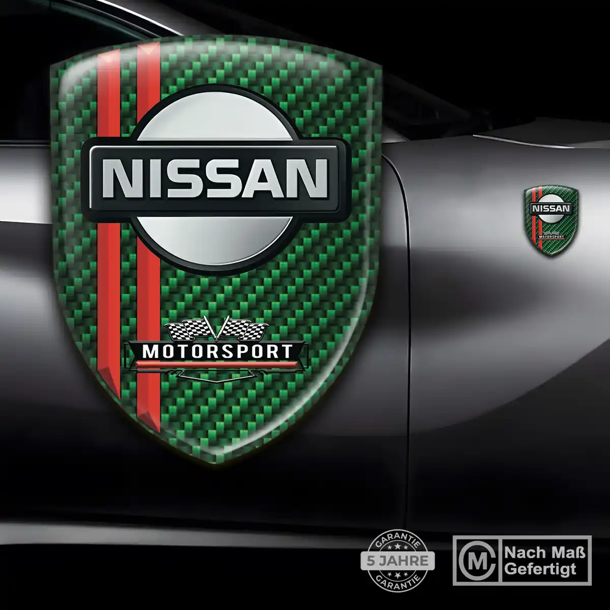 Nissan Aufkleber 3D Gel Silikon Tuningfahrzeug