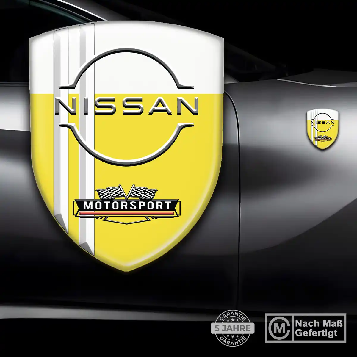Nissan Aufkleber 3D Gel Wappen Anspruchsvolles Design