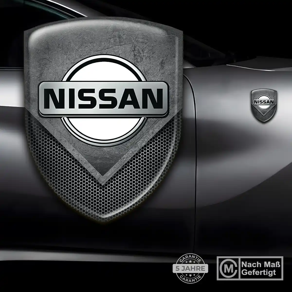 Nissan Aufkleber 3D Gel Wappen Ausdrucksstarkes Design
