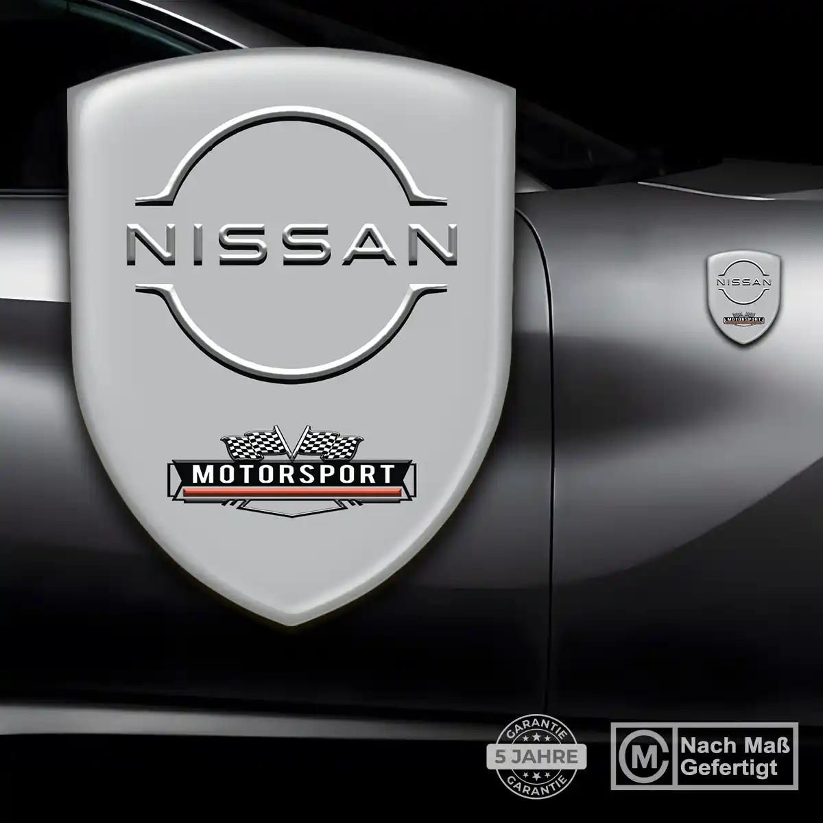 Nissan Aufkleber 3D Gel Wappen Auto Edles Design